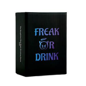 Freak Or Drink Couple Game 2.0 - Naughty Drinking Card Game for Date Nights